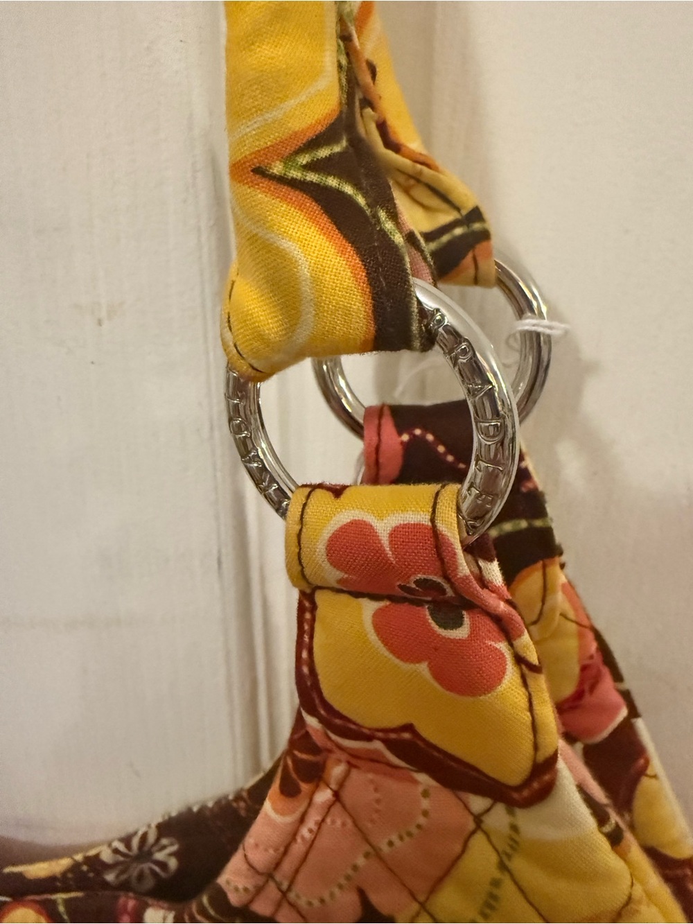 New Vera Bradley Quilted Floral Shoulder Bag - Picture 8 of 10
